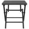 Folding Patio Table Anthracite 15"x15"x15" Steel Mesh