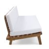HILLCREST V Shaped 4-Piece Sofa Set-WHITE