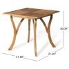 OUTDOOR HERMOSA 5 PIECE WOOD DINING SET WITH CUSHIONS