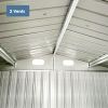 Outdoor Storage Shed 20x10 FT, Metal Garden Shed Backyard Utility Tool House Building with 2 Doors and 4 Vents for Car,Truck,Bike, Garbage Can,Tool