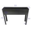 Elevated garden bed, metal elevated outdoor flowerpot box, suitable for backyard and terrace, large flowerpot, suitable for vegetable and flower book