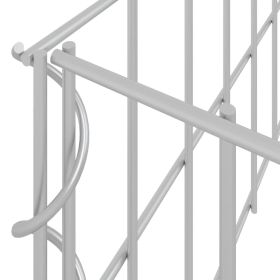 vidaXL Canteiro elevado/cesto gabi√£o 600x100x20 cm a√ßo galvanizado