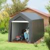 Outsunny 7' x 12' Garden Storage Tent, Heavy Duty Outdoor Shed