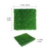 Artificial Grass Turf Tiles Interlocking Set of 35pcs, Fake Grass Tiles Self-draining for Pet Indoor/Outdoor Flooring Decor, 12x12in