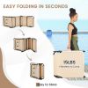 Beach Chaise Lounge Chair with Face Hole and Removable Pillow