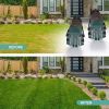 Lawn Aerator Shoes with Stainless Steel Shovel, Free-Installation Aerating Shoe with Hook & Loop Straps, Heavy Duty Spiked Aerating Sandals