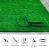 Artificial Grass Turf Tiles Interlocking Set of 35pcs, Fake Grass Tiles Self-draining for Pet Indoor/Outdoor Flooring Decor, 12x12in