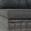 8-pieces Outdoor Wicker Round Sofa Set, Half-Moon Sectional Sets All Weather, Curved Sofa Set With Rectangular Coffee Table