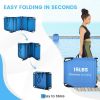 Beach Chaise Lounge Chair with Face Hole and Removable Pillow