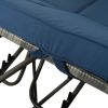 U_Style Adjustable Sun Bed With Curtain,High Comfort,With 3 Colors