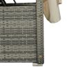 U_Style Adjustable Sun Bed With Curtain,High Comfort,With 3 Colors